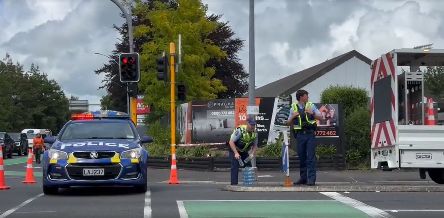 A police spokesperson said there are cordons along Ulster and Abbotsford Sts in Whitiora.