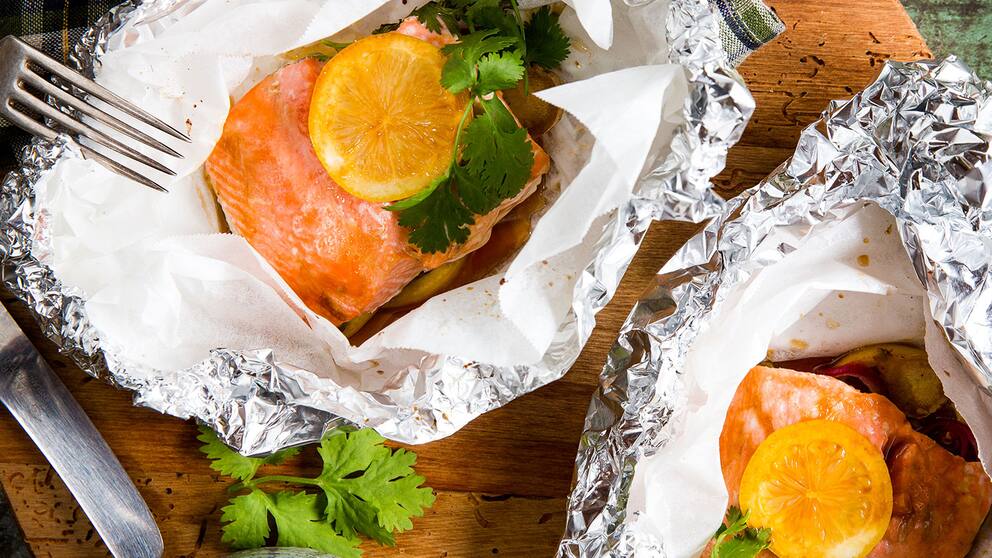 Fish Foil Pack Grill Recipes No Mess Fish Parcels Eat Well Recipe