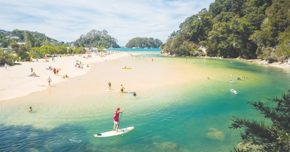 Kaiteriteri, the gateway to Abel Tasman National Park, has been voted the Best Family Beach. Photo / Tourism New Zealand