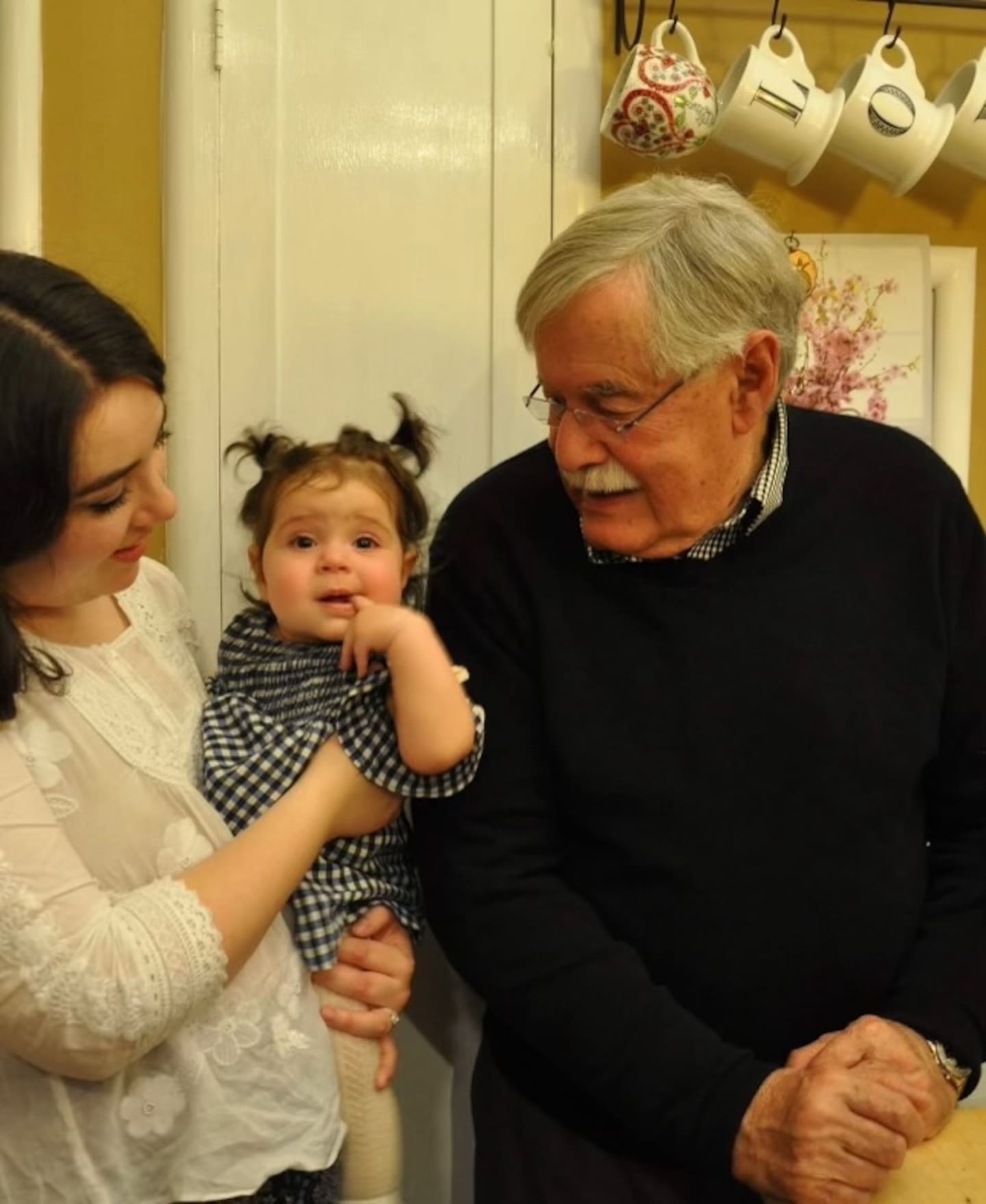 Turner with his granddaughter Caitlin and great-granddaughter Ruby in 2018. Photo / Elizabeth Mackey