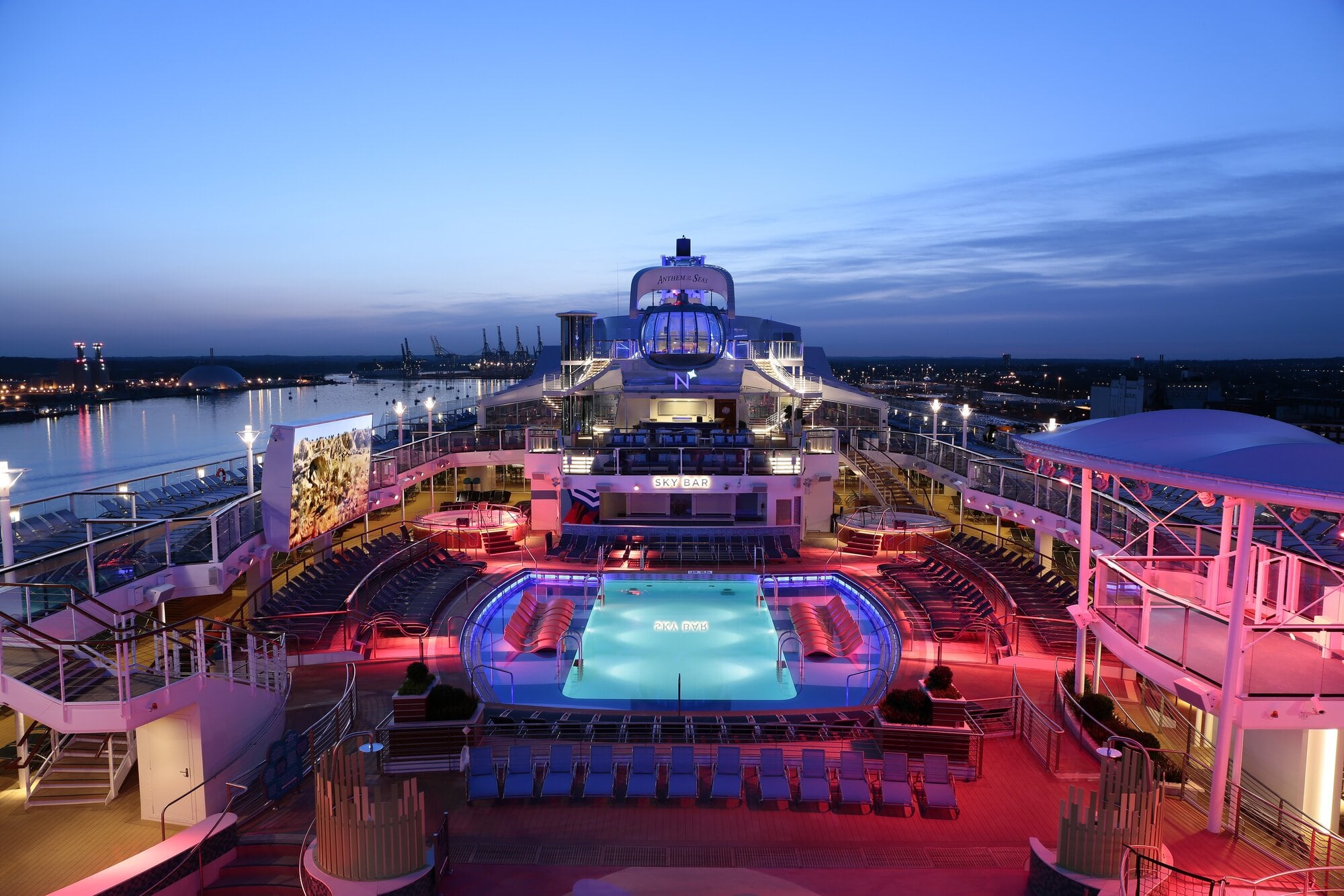 Royal Caribbean's Anthem of the Seas will be visiting Tauranga this month. Photo / Royal Caribbean