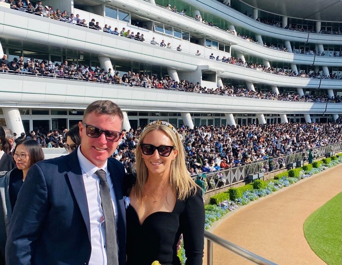 Andrew and Sara Scott in Japan.