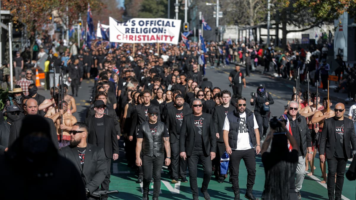 ‘Un-Kiwi’ attitudes: Acting PM Seymour takes aim at Brian Tamaki after protest ‘Un-Kiwi’ attitudes: Acting PM Seymour takes aim at Brian Tamaki after protest
