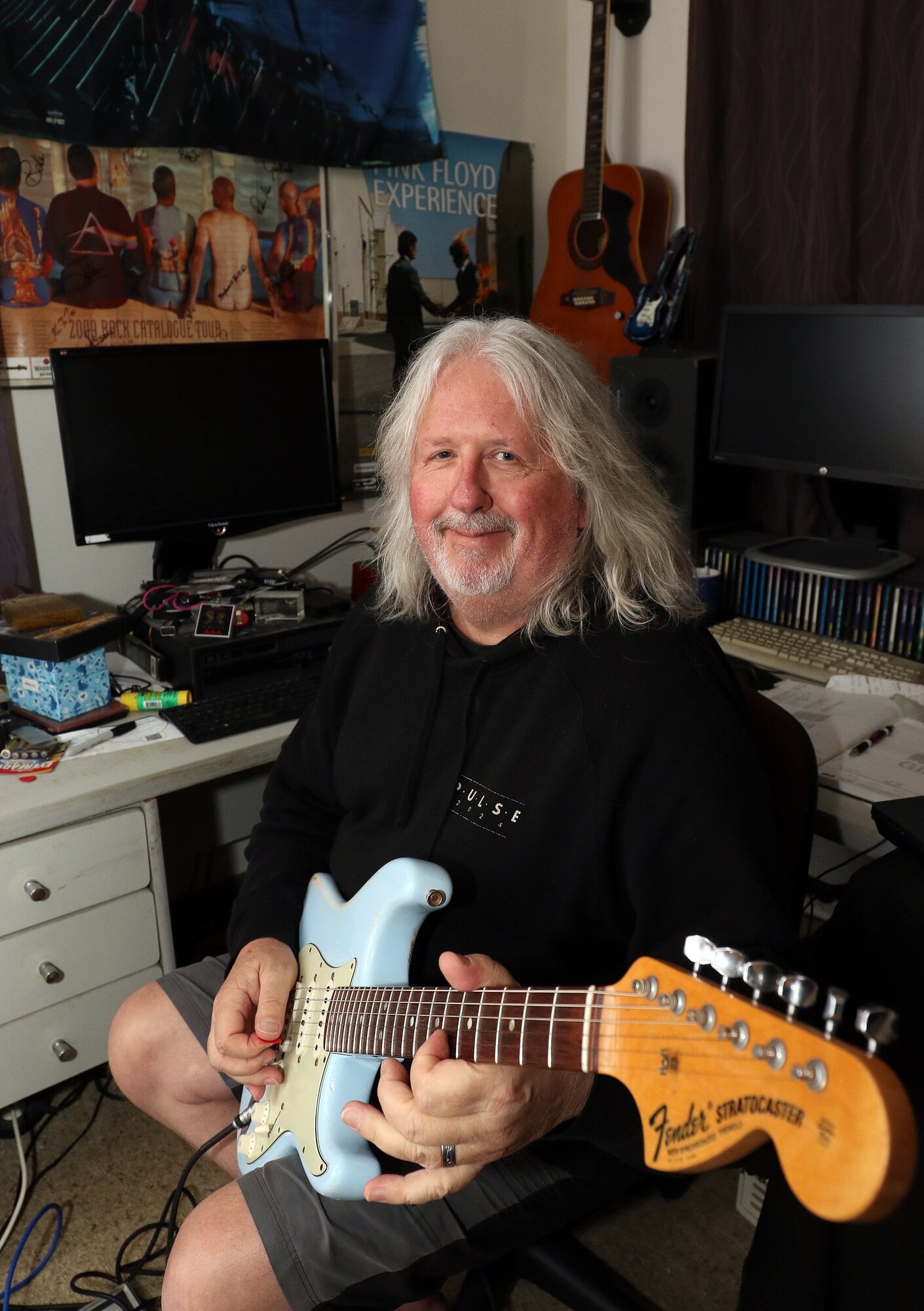 Marty Mitchell in his studio. Photo / Stuart Whitaker