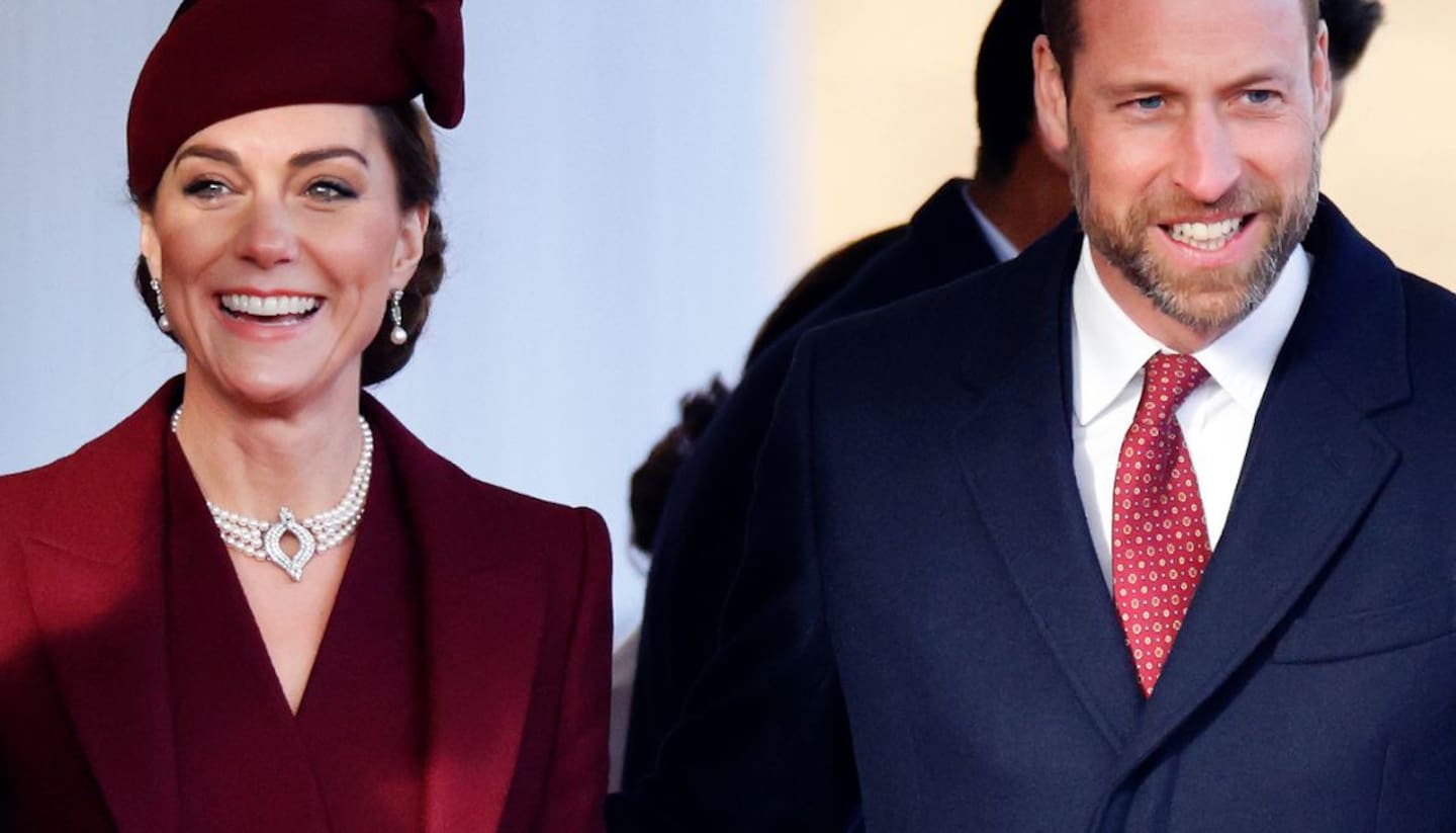 Kate Middleton and Prince William welcomed His Highness Sheikh Tamim bin Hamad Al Thani, Amir of the State of Qatar, and Her Highness Sheikha Jawaher bint Hamad bin Suhaim Al Thani in a state visit last year. Photo / Getty Images
