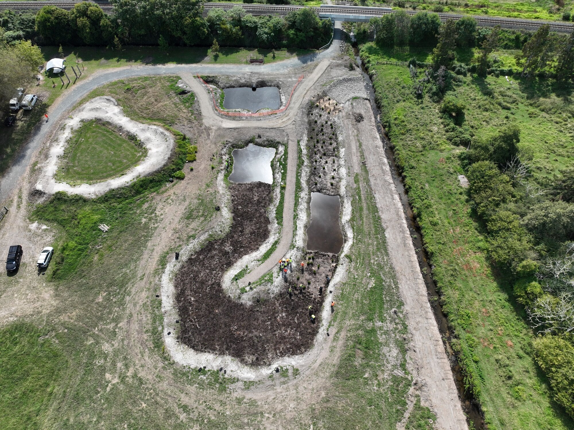  Lawrence Oliver wetland. Photo / BOPRC
