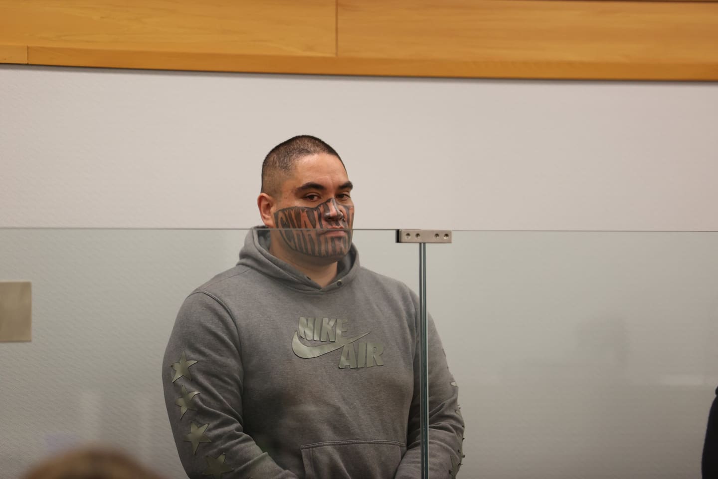 Harley Whaanga appeared in the Wellington District Court this afternoon for sentencing. Photo / Monique Ford