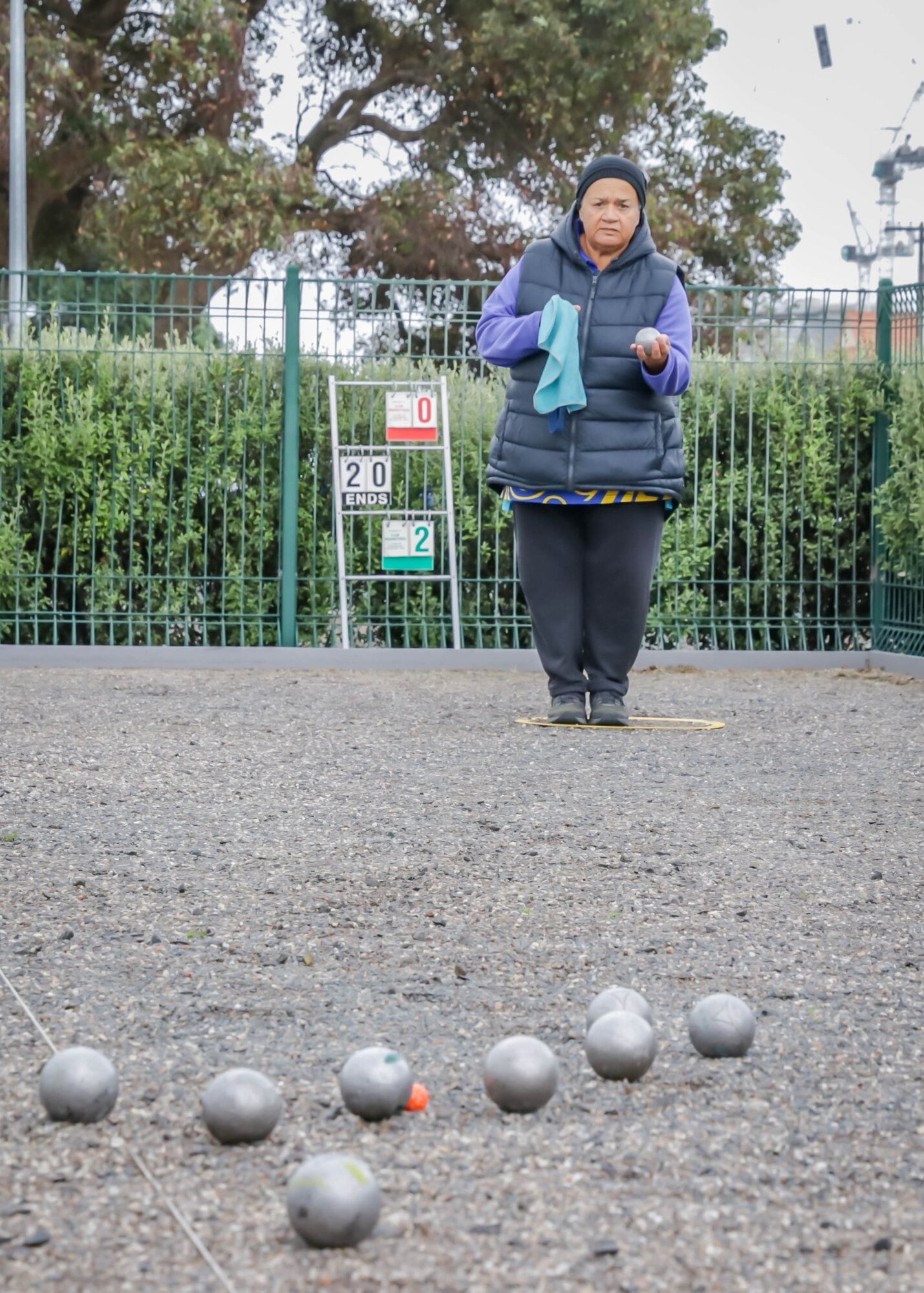 Bethlehem petanque player Monica Smiler, who has been playing for more than 30 years. Photo / Kelly O’Hara