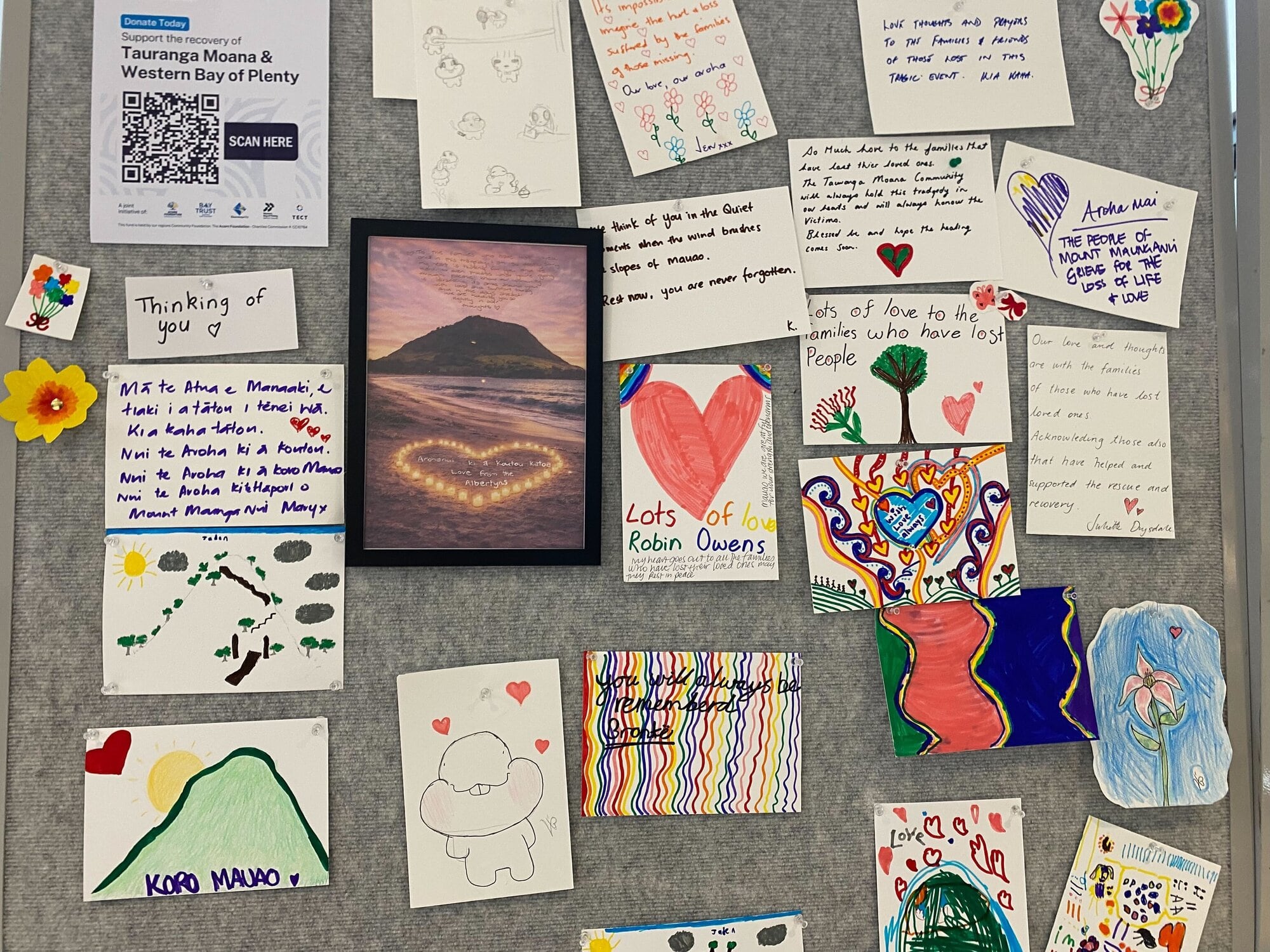 Artwork on the walls of He Maimai Aroha at 249 Maunganui Rd. Photo / Rosalie Liddle Crawford