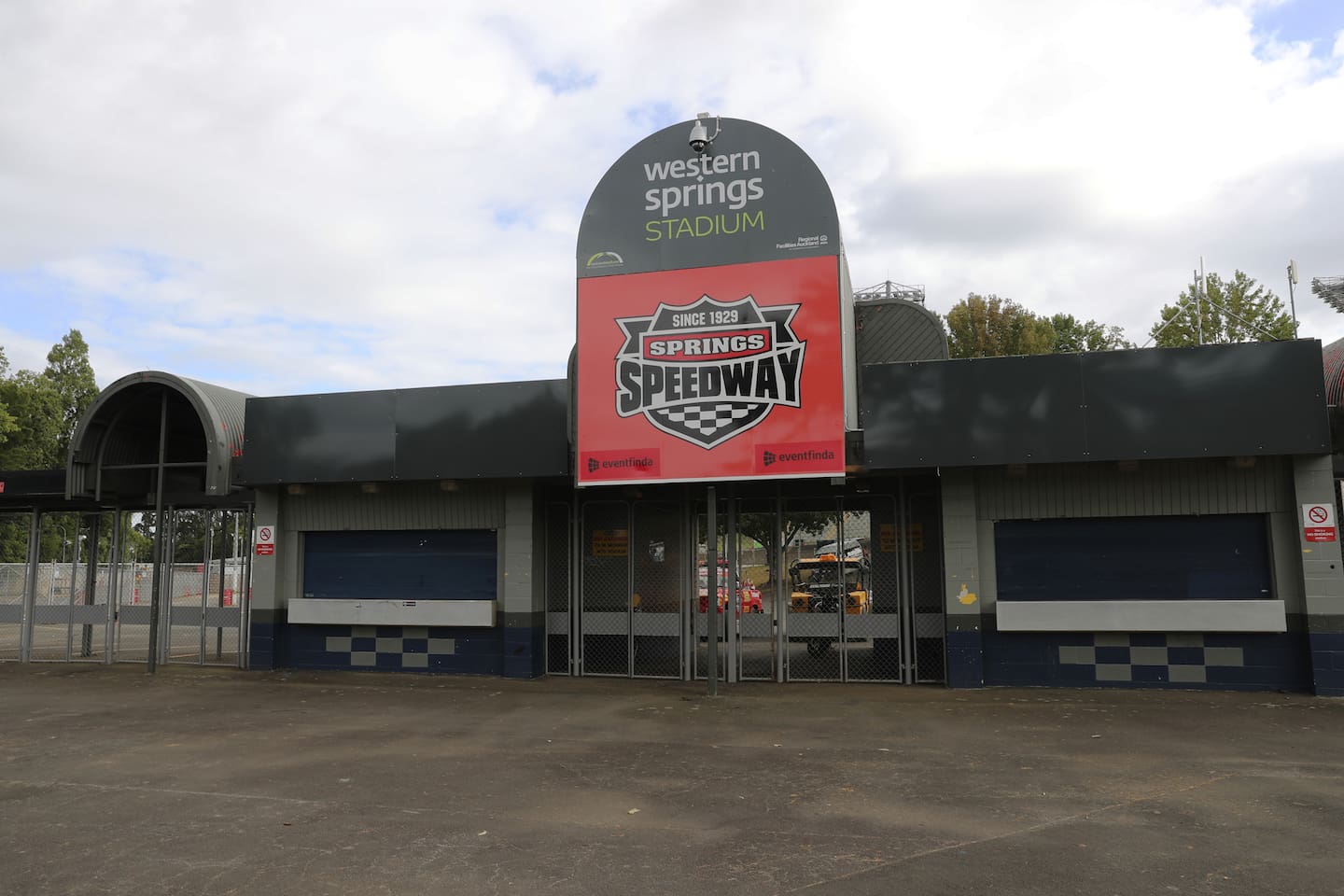 Speedway is no more at Western Springs. Photo / Doug Sherring