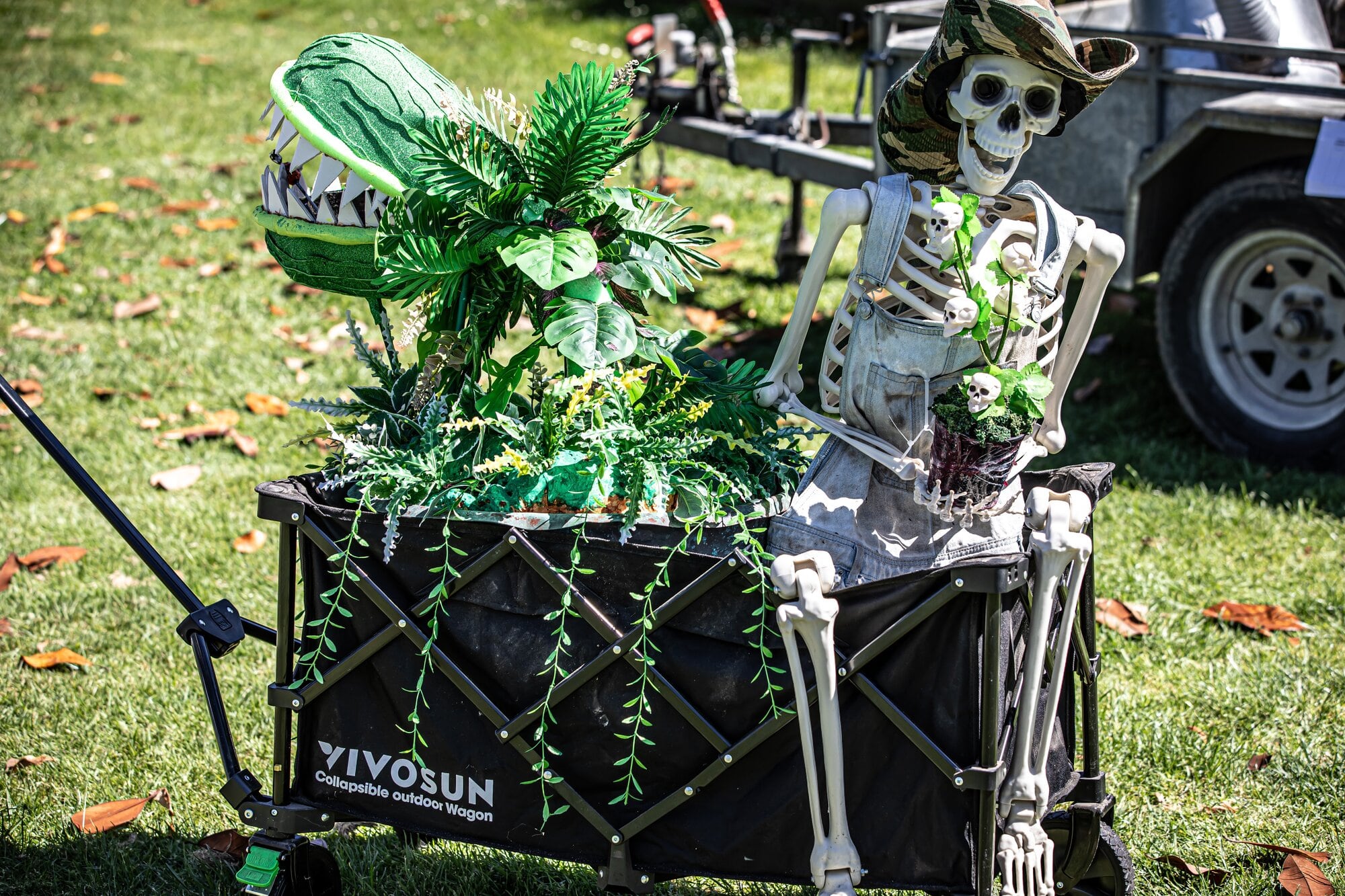  Plenty of imagination went into this Gardens on Wheels entry. Photo / Stephen Fawcett, The Vector Group