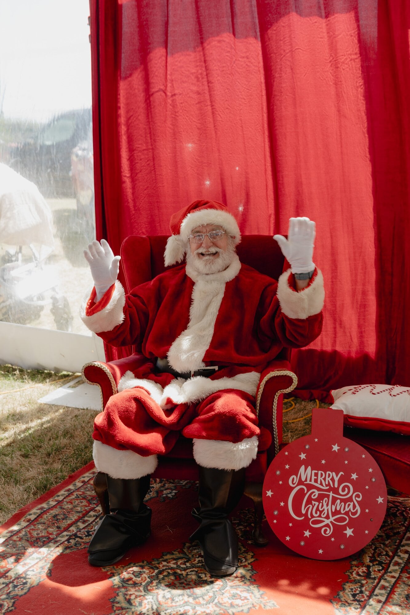 Santa will be back in his grotto at Tauranga’s Christmas in the Park. Photo / Erin Cave