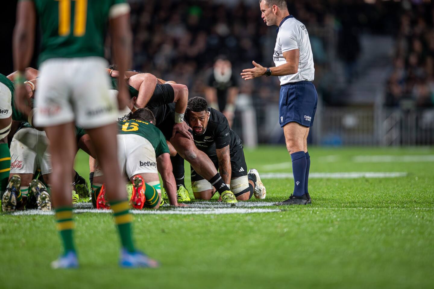 All Blacks v Springboks: Injuries force changes for Wellington rematch ...