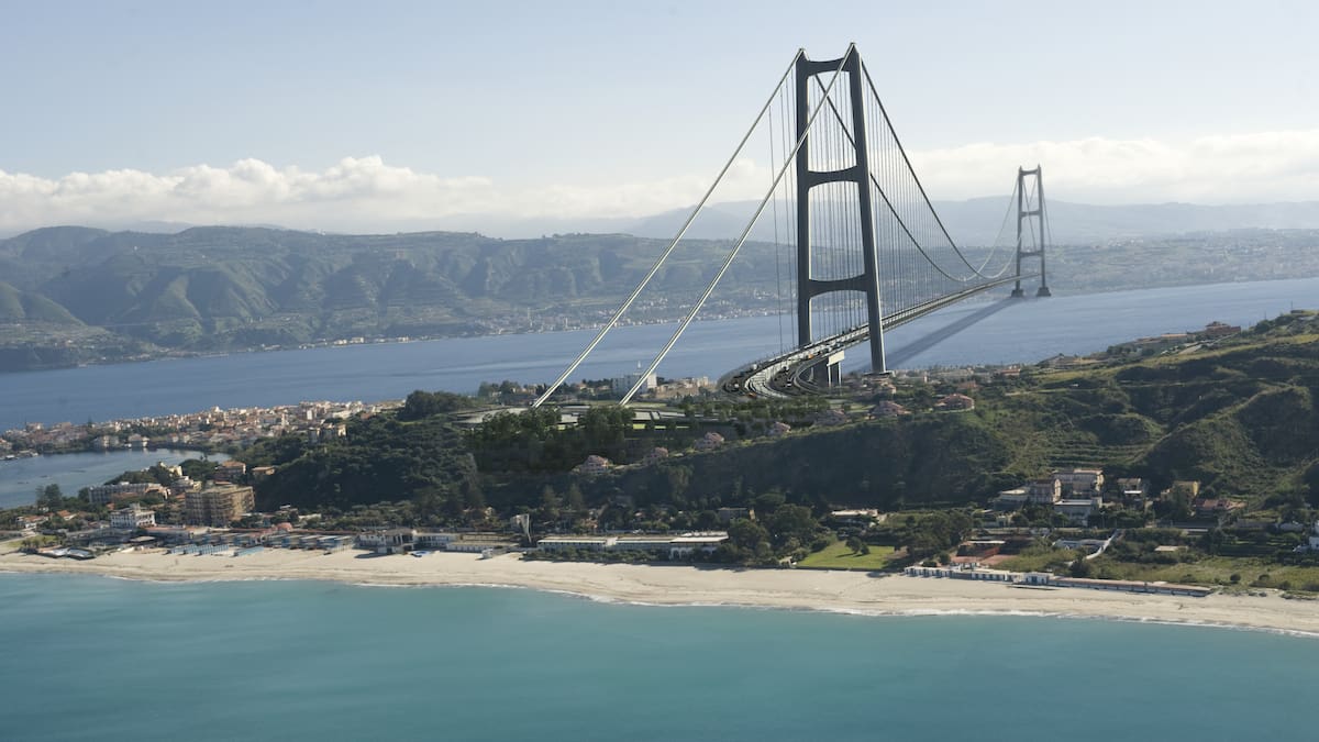 Italy’s new military spending could include the world’s long-awaited and longest bridge