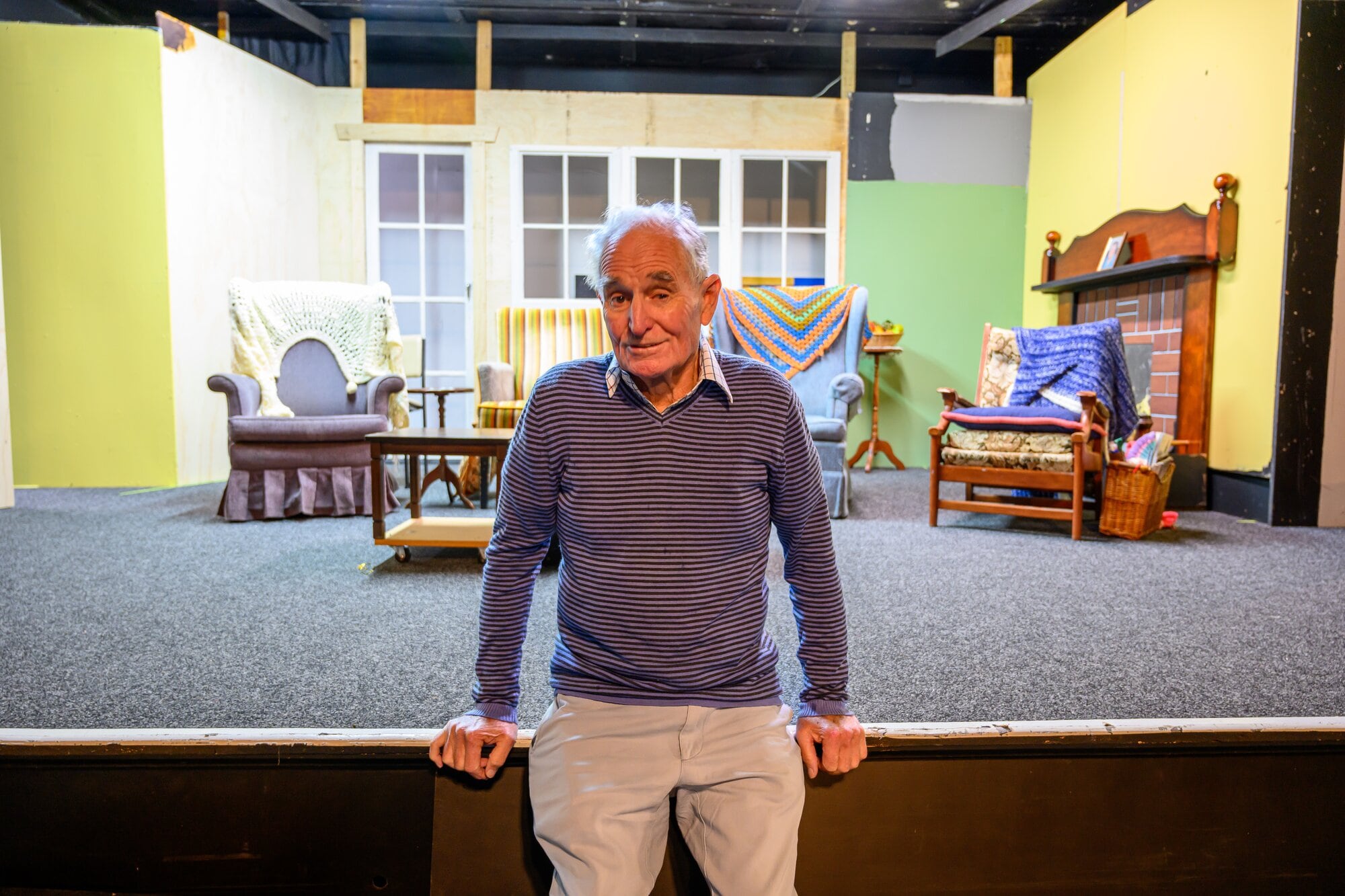 Michael Jones at Litt Theatre, Te Puke. Photo / David Hall