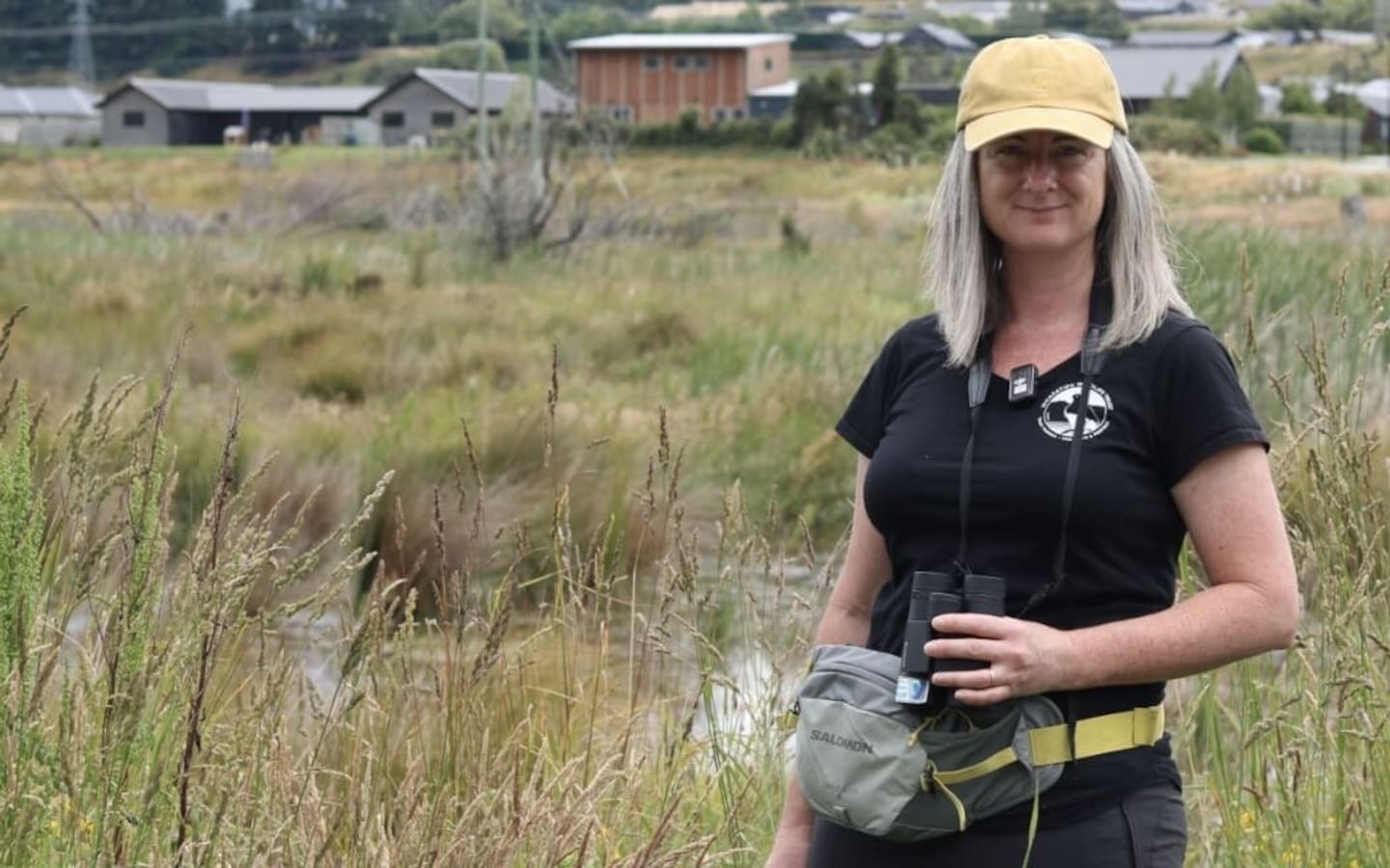 Whakatipu Wildlife Trust executive officer Anna Harding-Shaw. Photo / RNZ, Katie Todd
