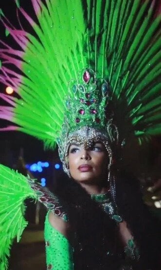 Ana Paula, a passista from Auckland’s Samba Passion dancers.  Photo / Supplied.