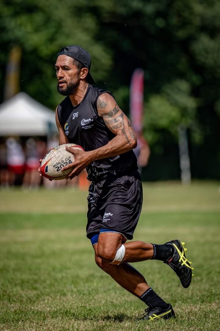  The world age group touch champion in full flight. Photo / Supplied