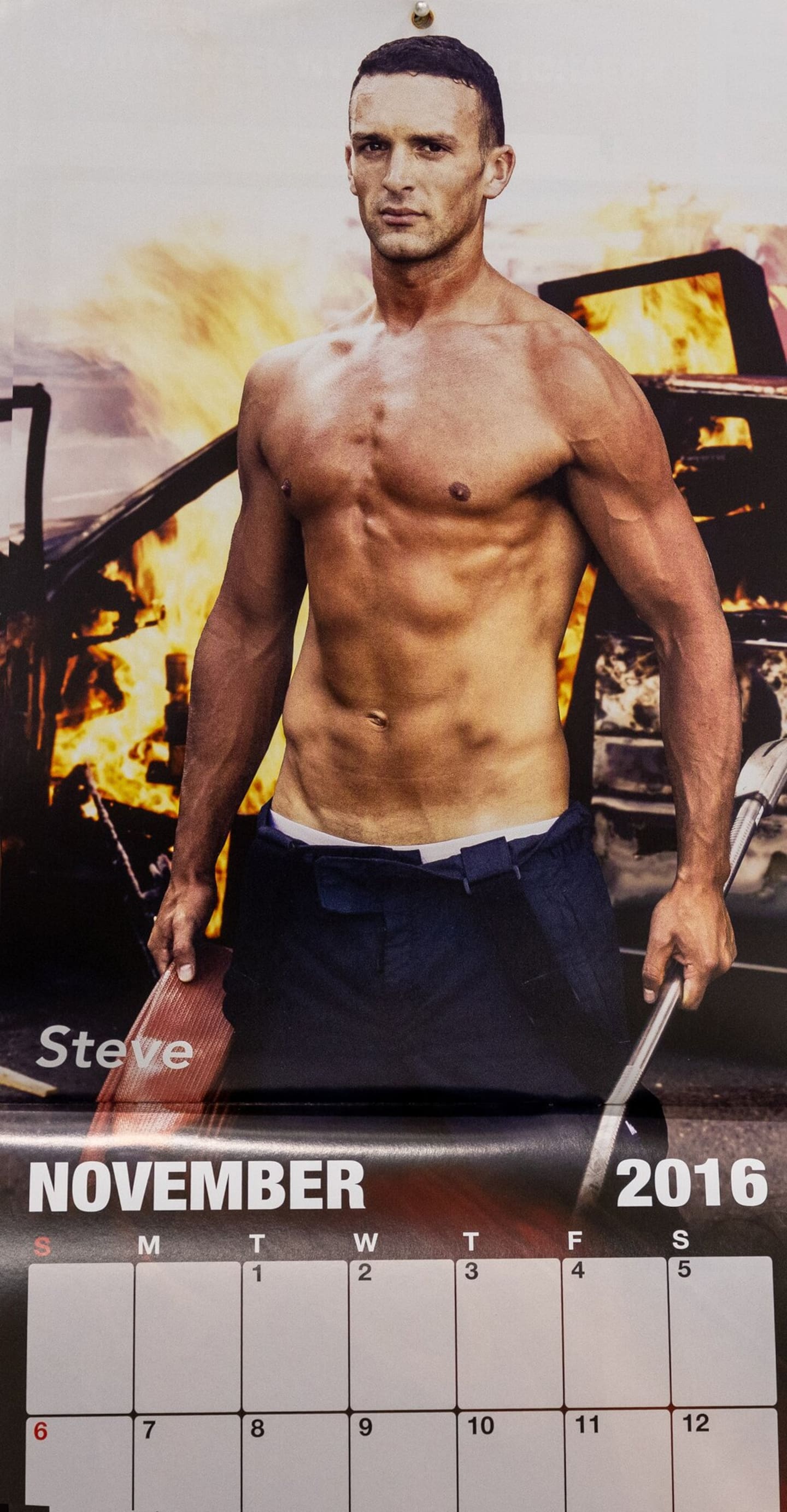 Former calendar model Stephen Marriott was sentenced this week for assault and strangulation. He has lost his job as an Auckland Airport emergency firefighter. Photo / Supplied