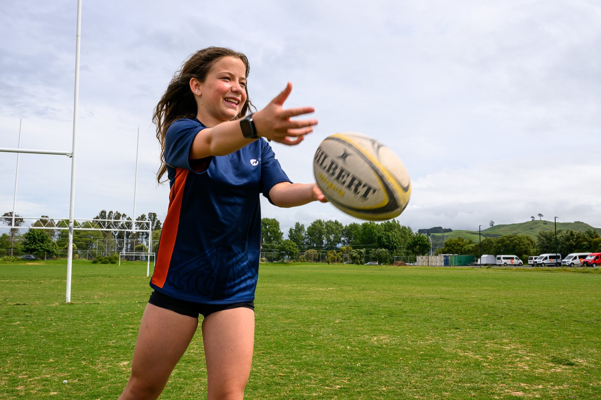 Bella Bowman, 11, has a knack for volunteering. Photo / David Hall