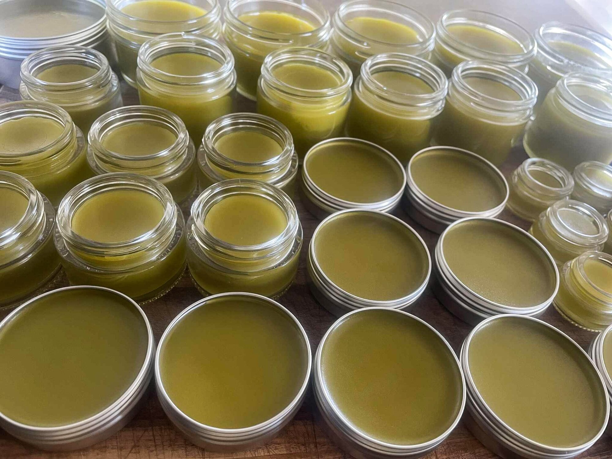  Balms with organic olive oil bases. Photo / Supplied Gill