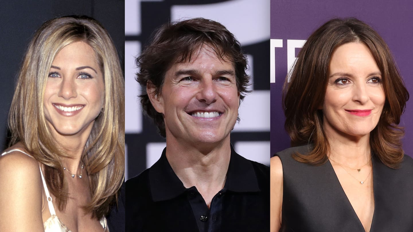 Jennifer Aniston, Tom Cruise and Tina Fey have all changed their names. Photo / Getty Images