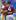 Scott Prince of the Titans and Steve Matai of the Sea Eagles eye each other off after an altercation during their match on the Gold Coast. Photo / Getty Images
