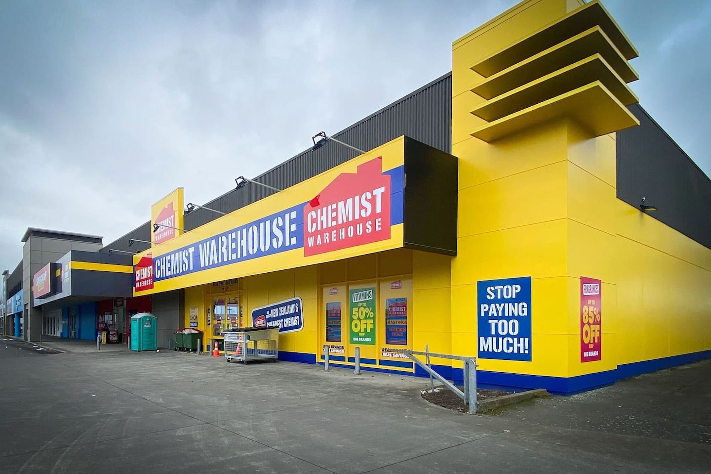 Chemist Warehouse Group has bought the Stanmore Bay building that housed Parāoa Brewing Co from local owners. Photo / Warren Buckland
