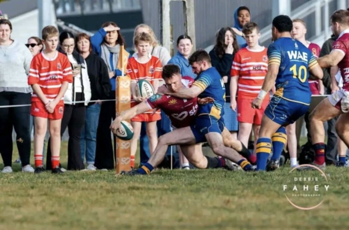 Mackenzie Palmer, an Otago Ruby player, is making a tackle. Photo / Supplied.