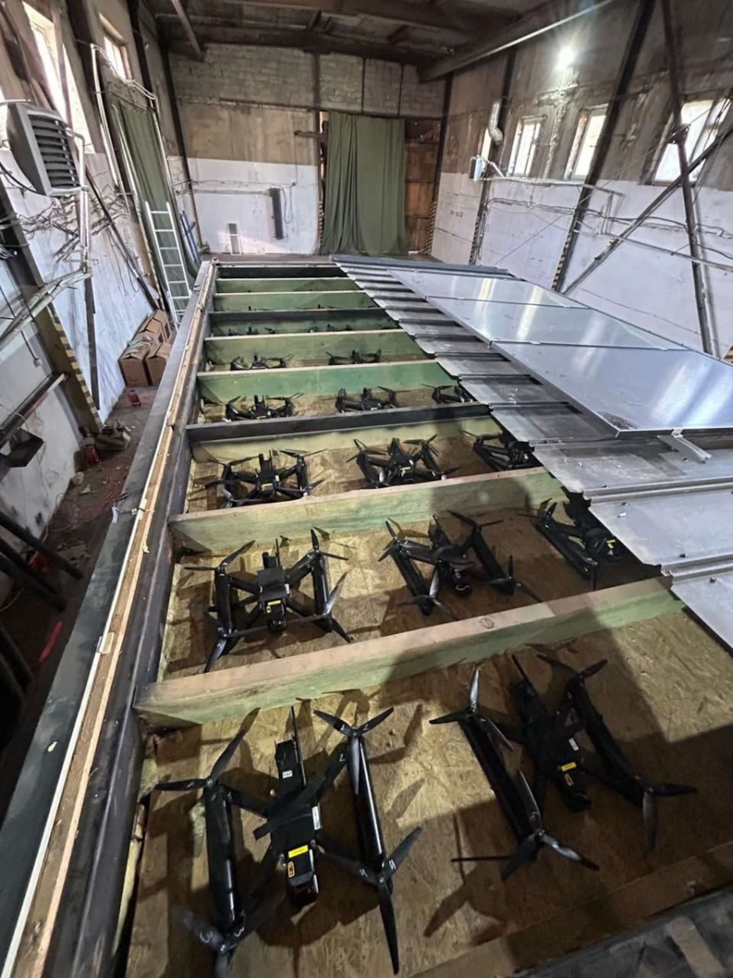 Image shows Ukrainian military drones, aimed at destroying enemy bombers far from the front, in Russia. Photo / AFP