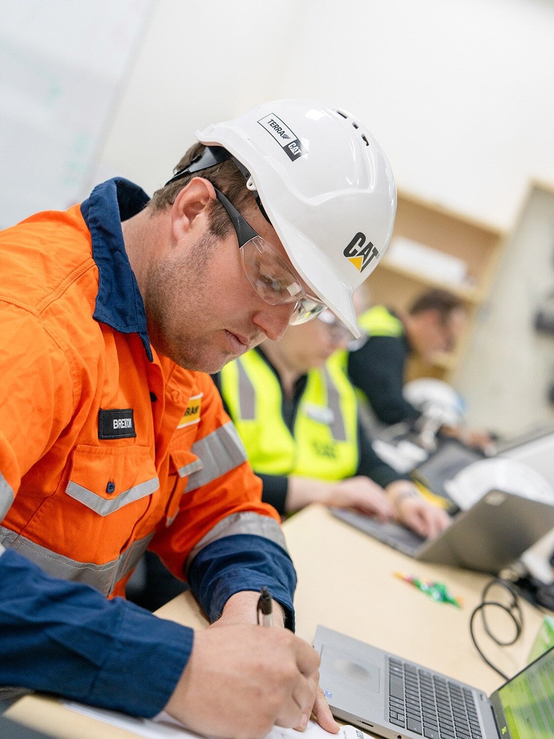 Tauranga’s Brenton Page spends his days servicing all manner of big machines working for Caterpillar dealership Terra Cat. Photo / Supplied