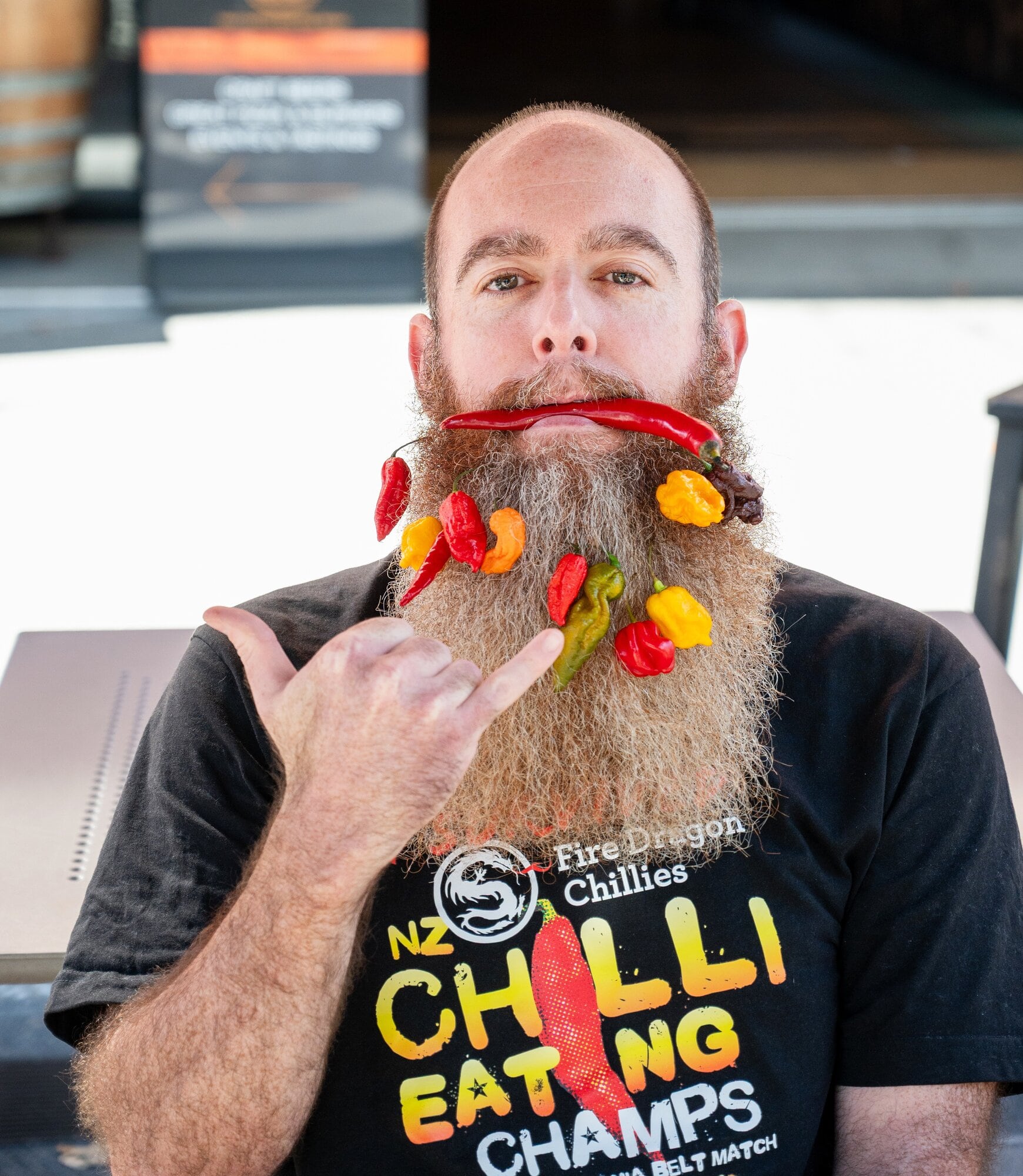  National champion chilli eater Shannon Leigh is prepared to take on whoever is brave enough. Photo / Brydie Thompson