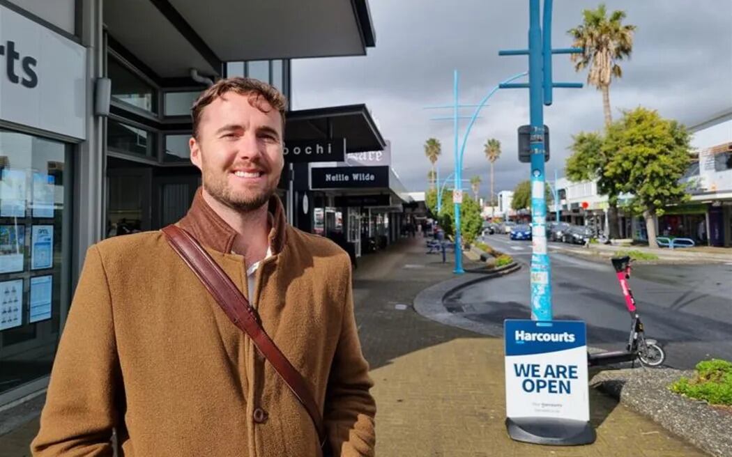 Mount Business Association’s Harris Williams says The Mount needs its own tailored parking solution, not a copy of the CBD’s approach. Photo / RNZ