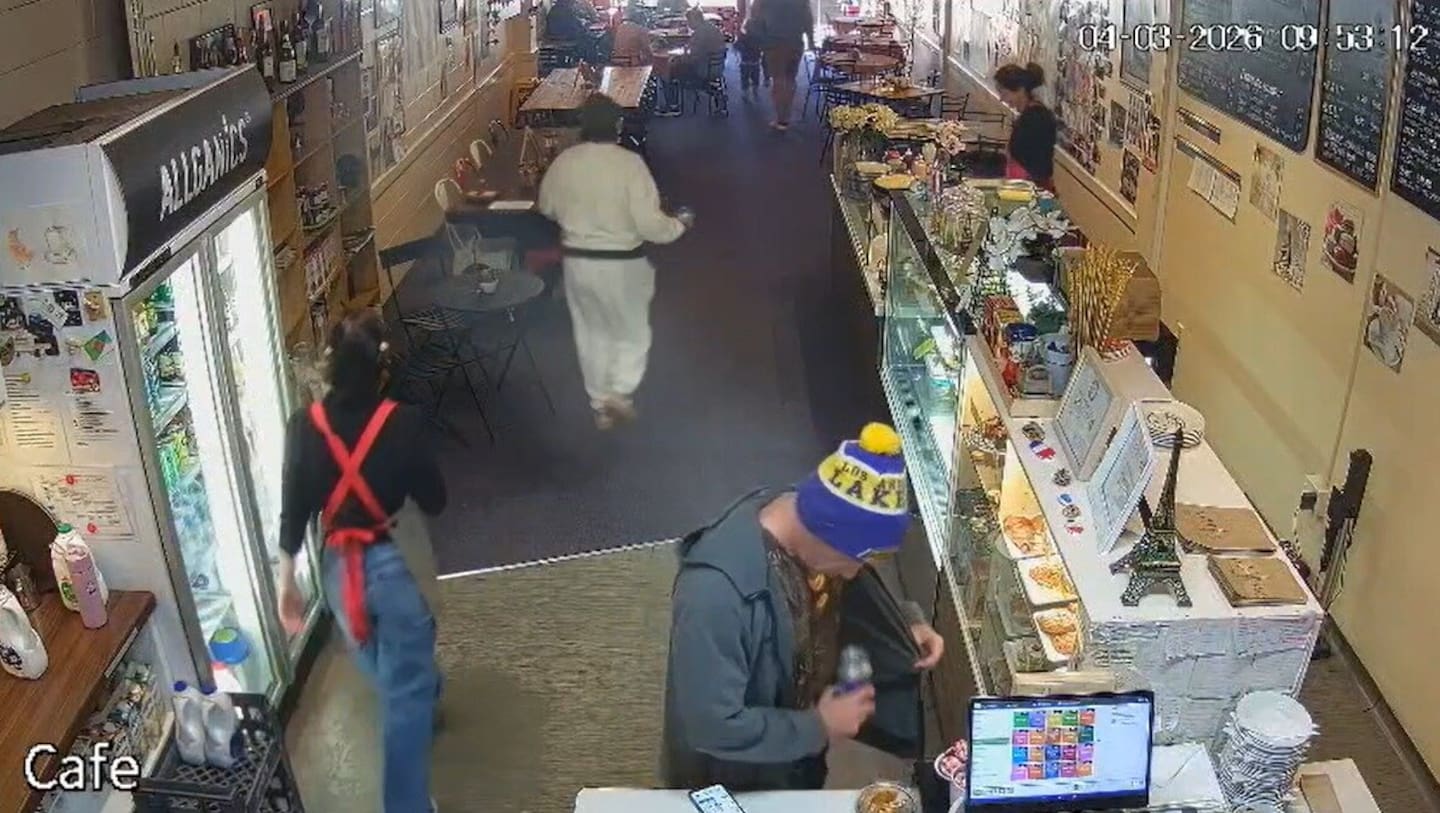 Le Cafe de Paris also had its tip jar stolen by a customer.