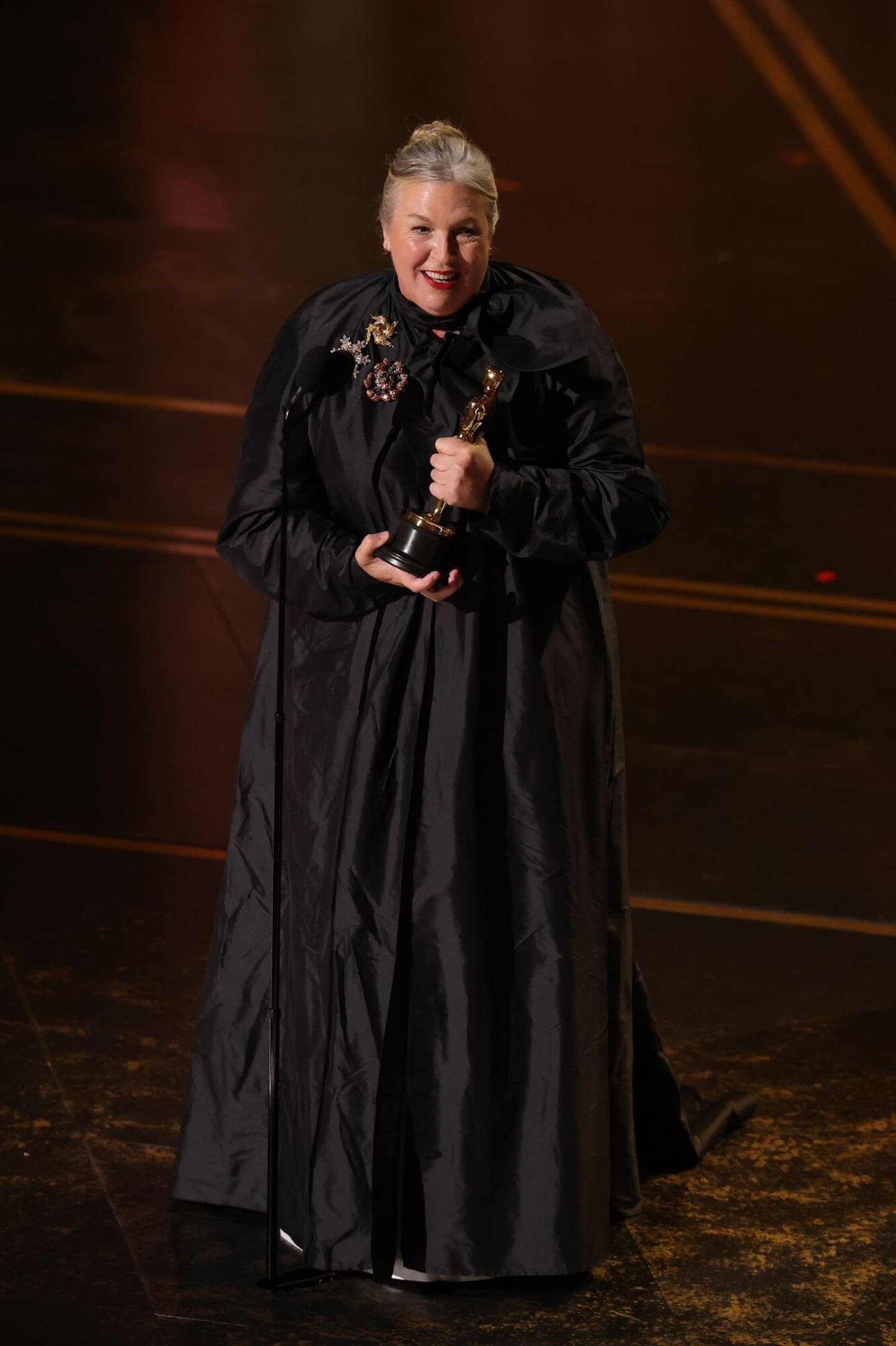 Kate Hawley accepts the Costume Design award for Frankenstein onstage during the 98th Oscars at Dolby Theatre on March 15, 2026 in Hollywood, California. Photo / Getty Images