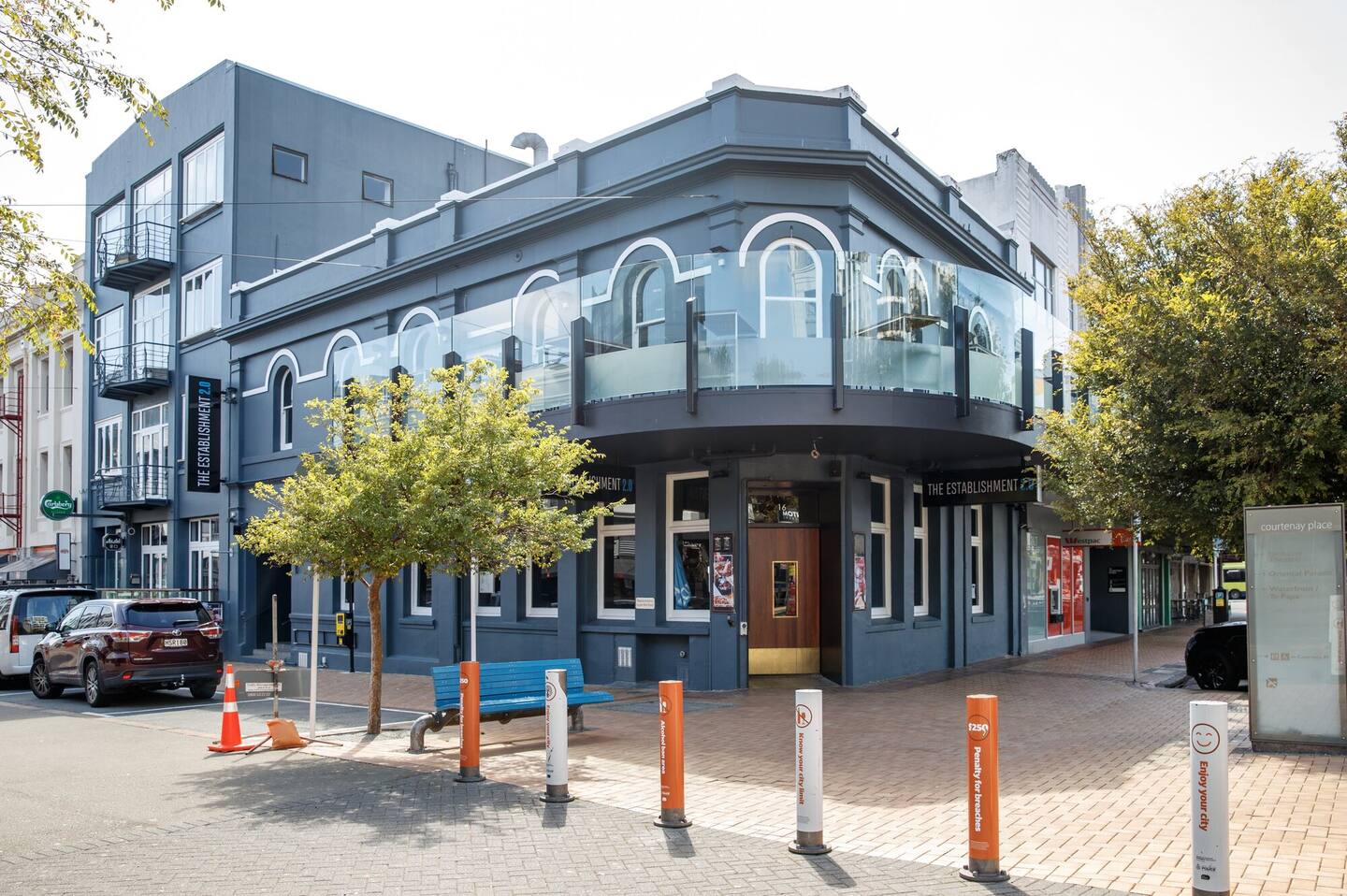 The Establishment 2.0 Bar on the corner of Blair St and Courtenay Place, Wellington. Photo / Mark Mitchell