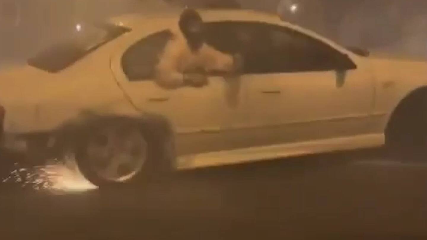 On May 30, a crowd of 1000 in Levin did skids and burnouts in their cars, among other alleged driving offences, police said.