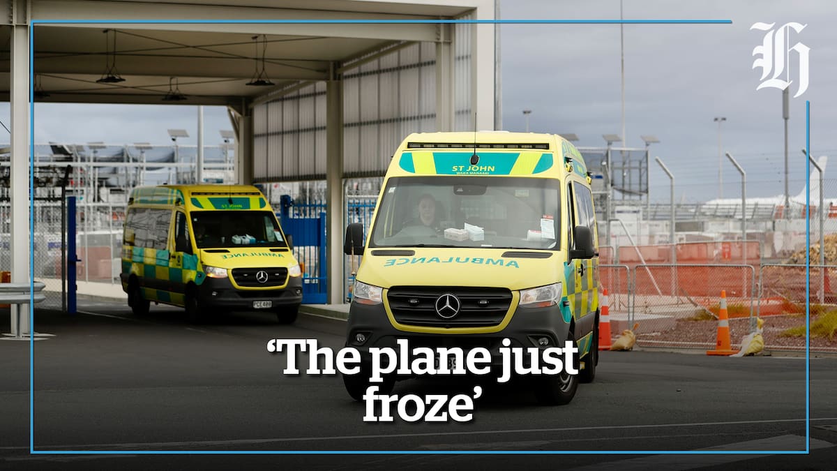 Large emergency response at Auckland International Airport after