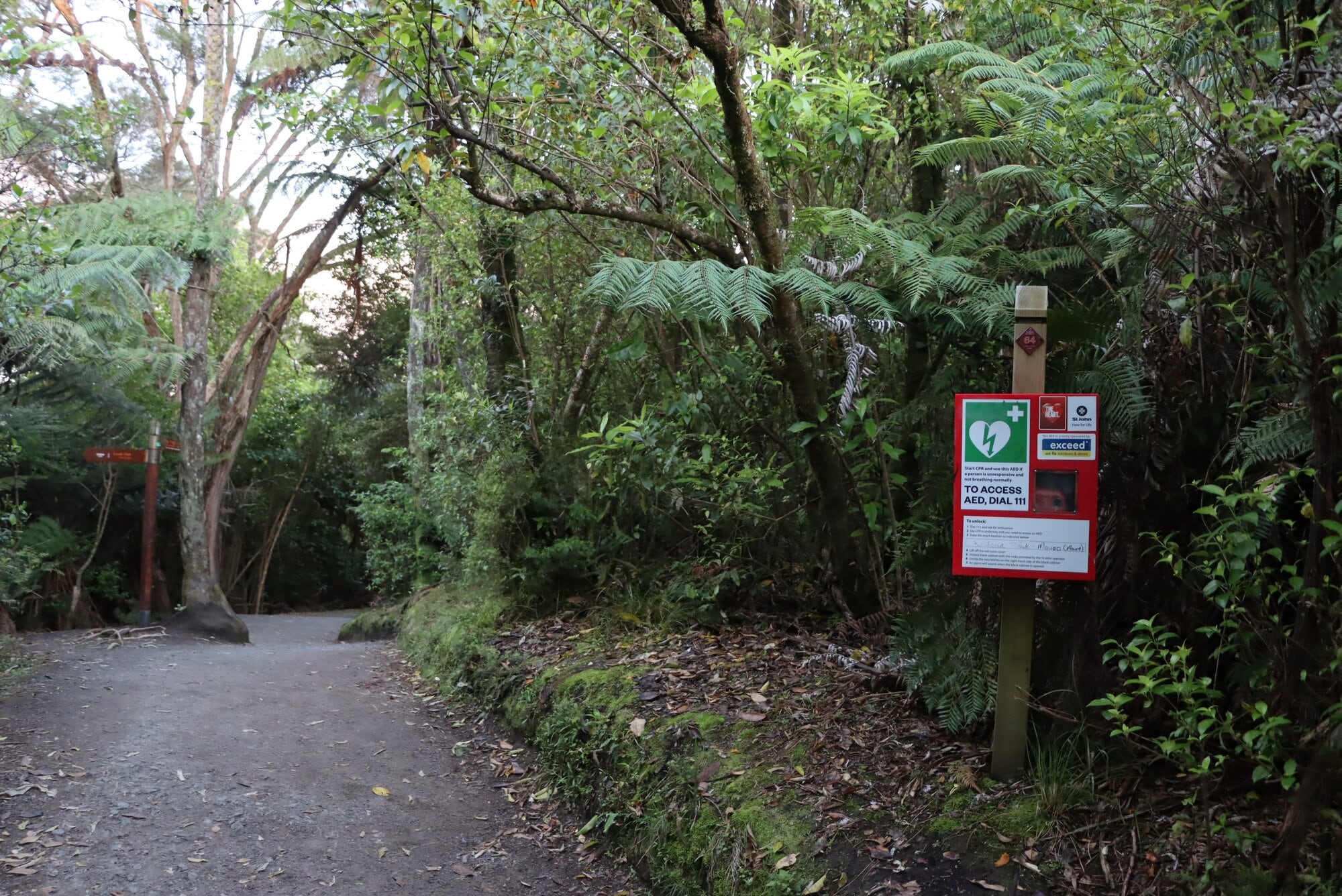  The location of one of the AEDs on Mount Maunganui. Photo / Bijou Johnson