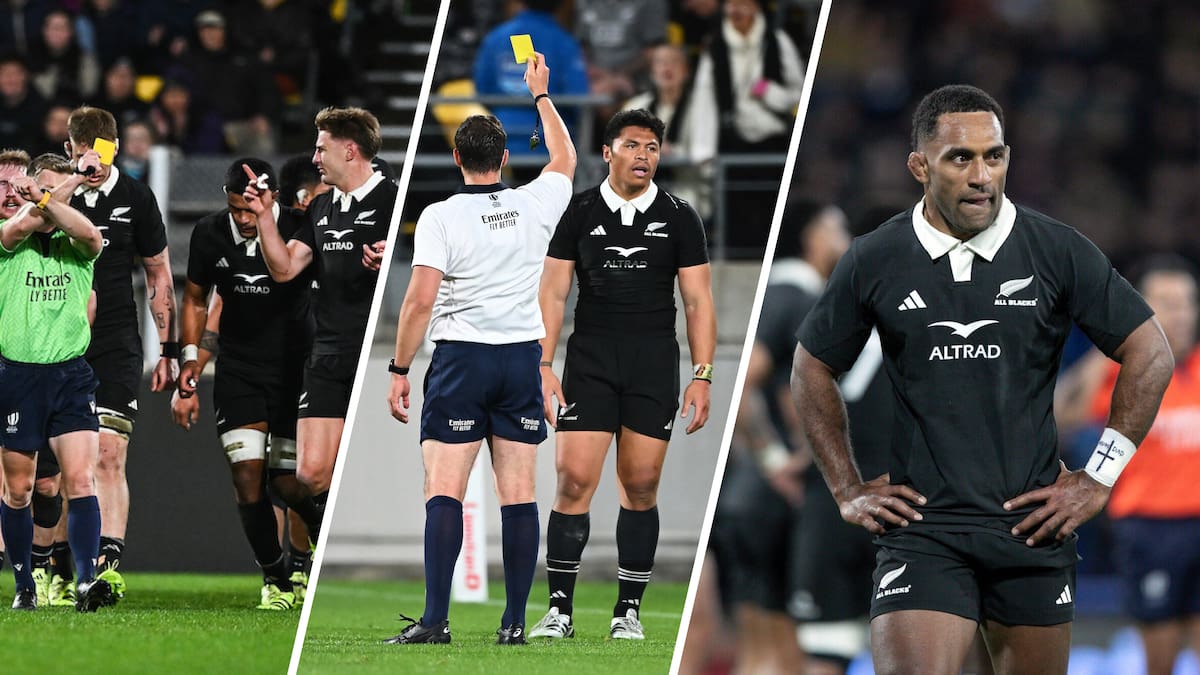 All Blacks v South Africa: The All Blacks’ late yellow card issue