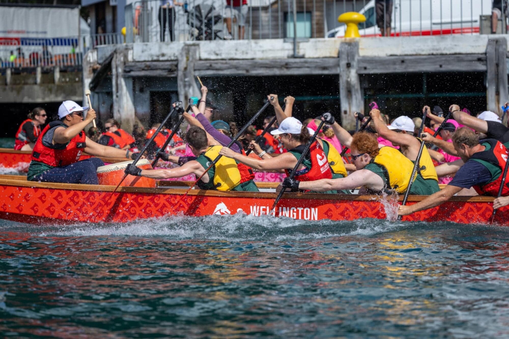  The Bay of Plenty Dragon Boating Club in action. Photo / supplied