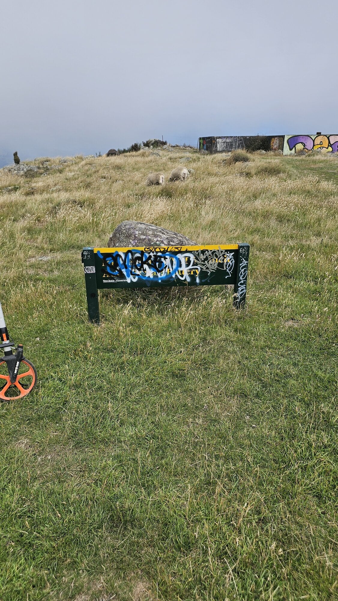 DoC said the damaged signs are a public safety issue. Photo / DoC