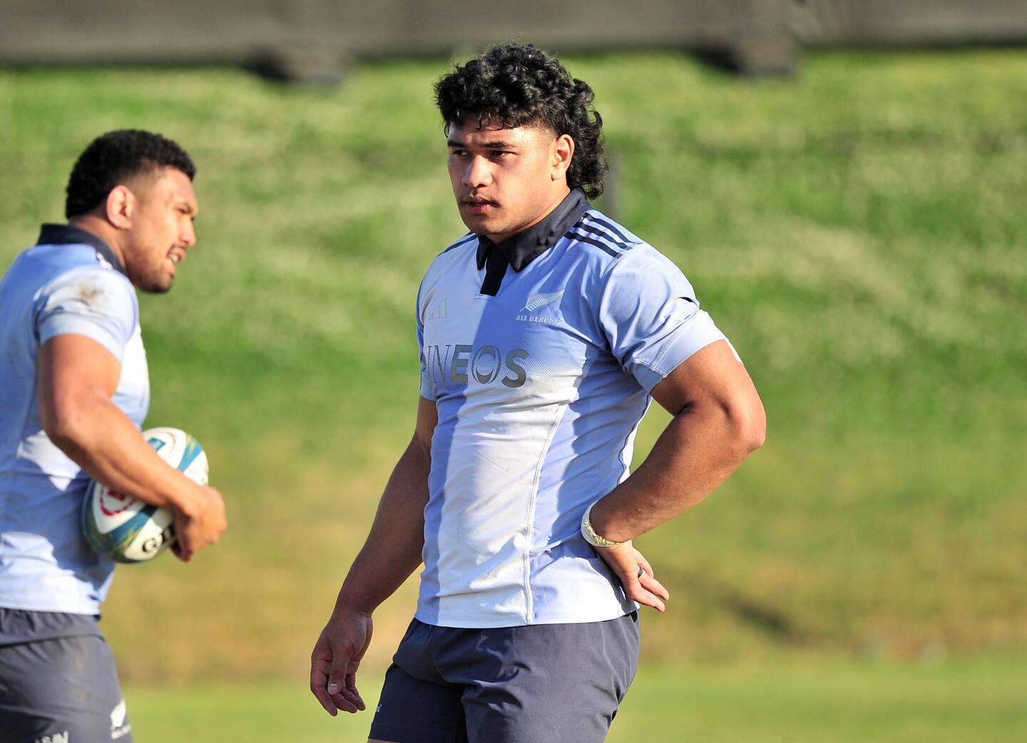 The All Blacks may turn to Wallace Sititi in order to add firepower to their bench. Photo / Photosport