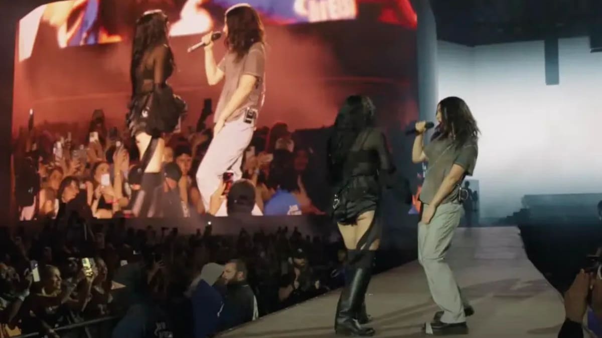 Watch: Lorde and Charli XCX stun Coachella in surprise performance Watch: Lorde and Charli XCX stun Coachella in surprise performance