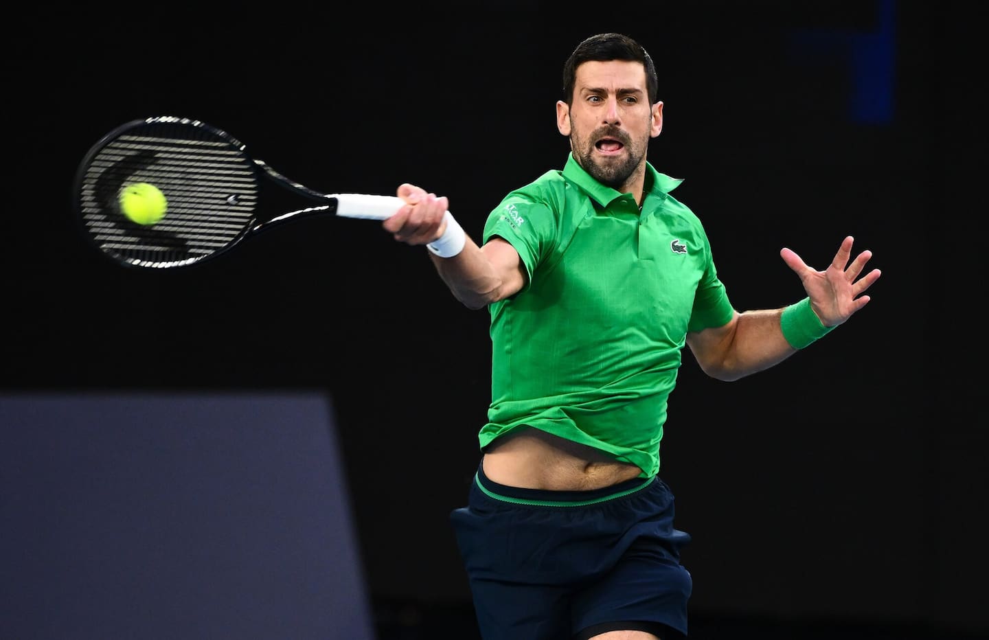 Novak Djokovic: "God knows what happens tomorrow." Photo / Photosport