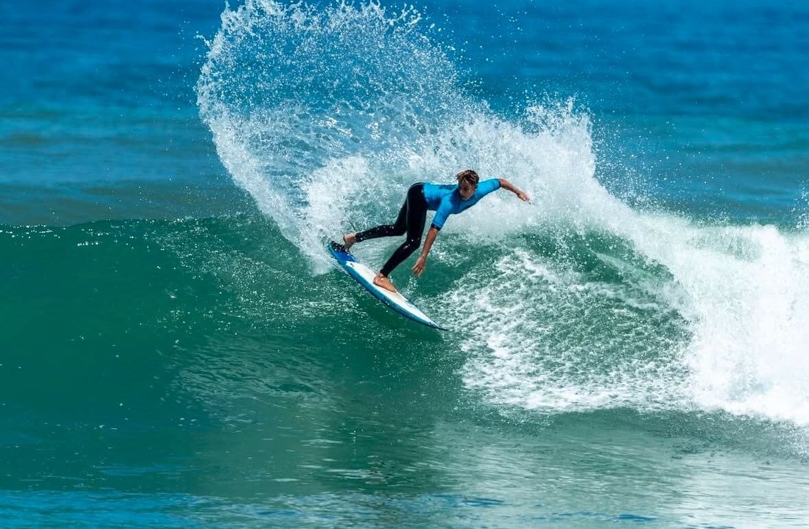  Bay Boardrider surfer Vitor Bauermann will be representing New Zealand at the 2025 ISA World Junior Surfing Championship in Punta Rocas, Peru on December 5-14. Photo / Supplied