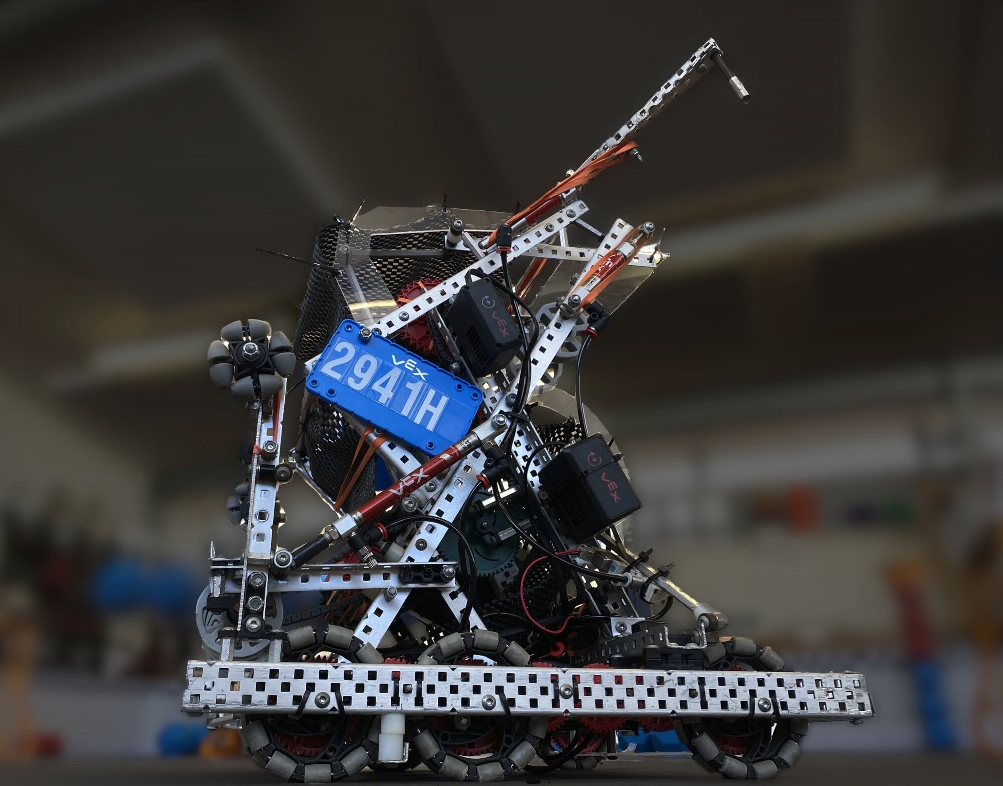 The team’s robot placed second at nationals, earning them a spot at the World Championship. Photo / Supplied