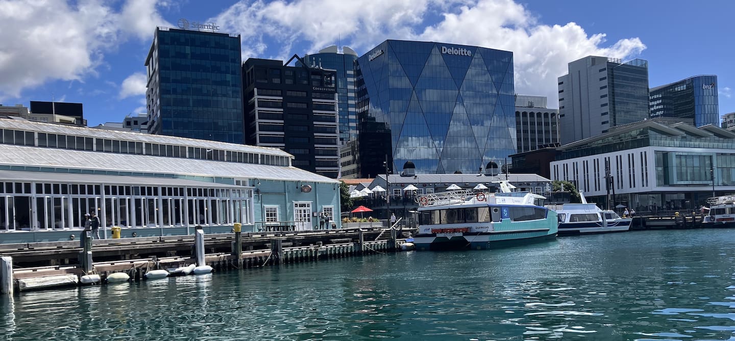The section of waterfront where Sandy Calkin's body was found by police divers on July 17, 2021. It was a short distance from where he was last seen on CCTV. Photo / Catherine Hutton