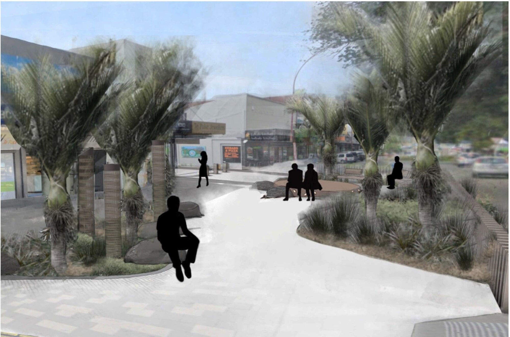  An artist’s impression of the new Heritage Plaza design. Image / Western Bay of Plenty District Council