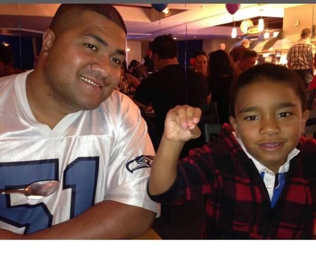 Ezekiel Loua, 12, and his uncle Fulumoa Daly (left) died in Christchurch fatal crash on Friday morning. Photo / Supplied, Aisi Tanielu-Loua